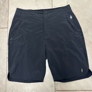 SmartWool Bermuda 9” Hiking / Golf‎  Short Size S Black Stretch